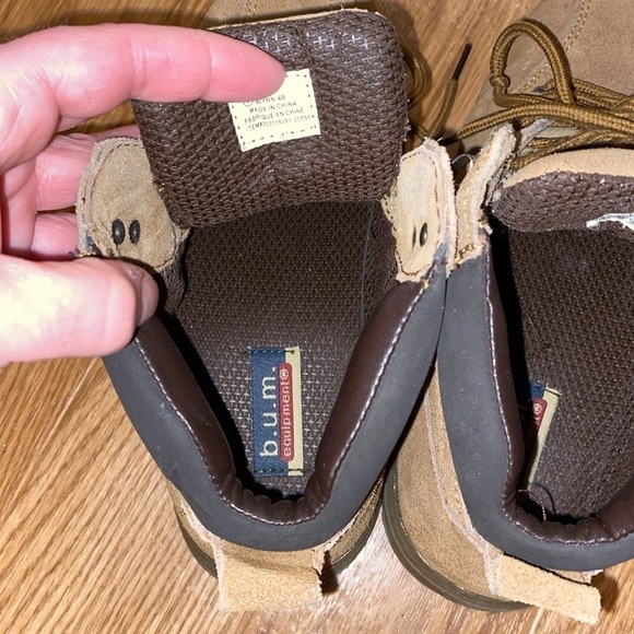 B.U.M. Equipment Women's Classic Beige Ankle Winter Boots (Size  5) Vintage 90's - Picture 4 of 12